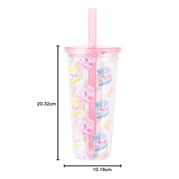 Hello Kitty Milk Carton Print Boba Tumbler - 24 oz. - Picture 7 of 8